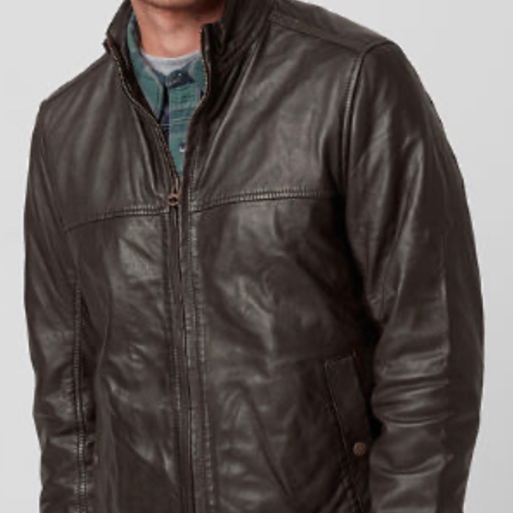 Timberland mount major leather jacket